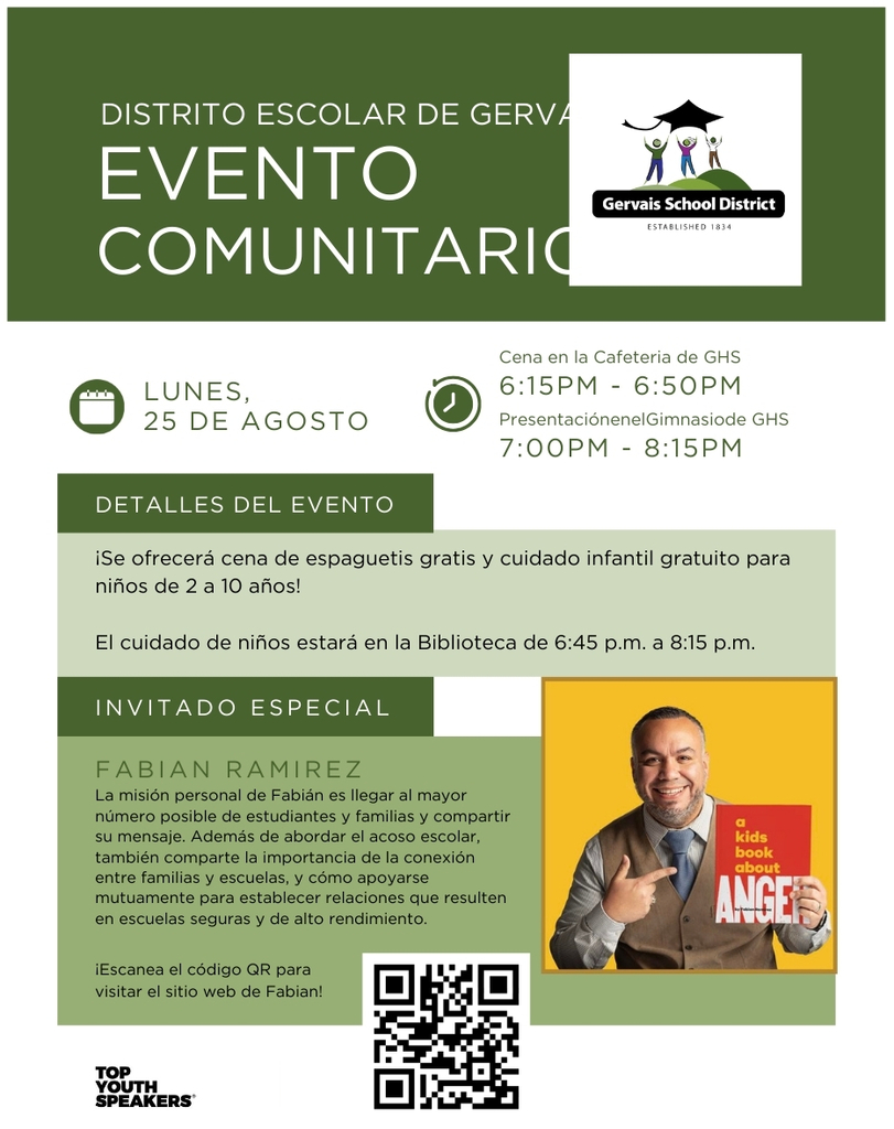 Fabian Ramirez Promotional Flyer in Spanish