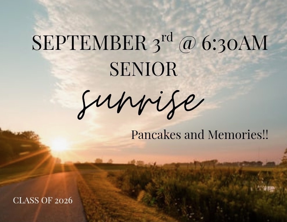 lanscape sunrise image with details about "Senior Sunrise Breakfast"