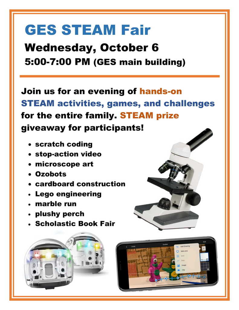 GES Family STEAM Night Flier