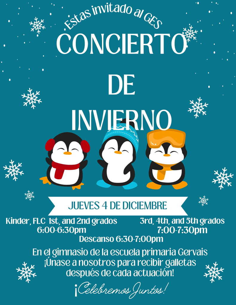 GES Winter Music Performance- Spanish