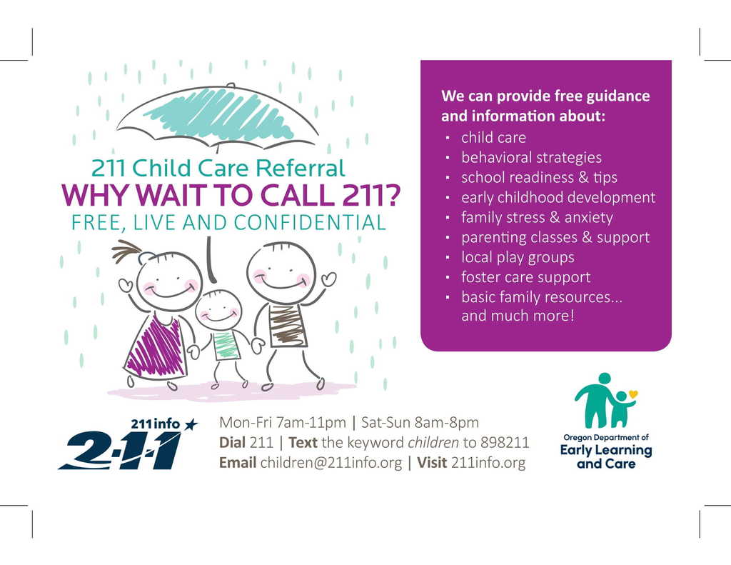 211info Community Resource Flier
