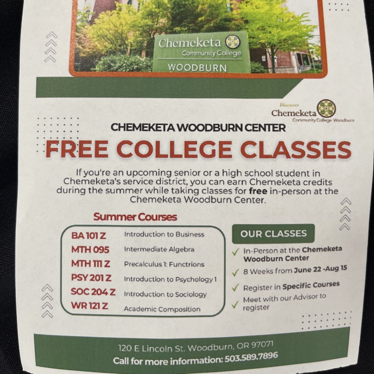 Chemeketa community college summer courses