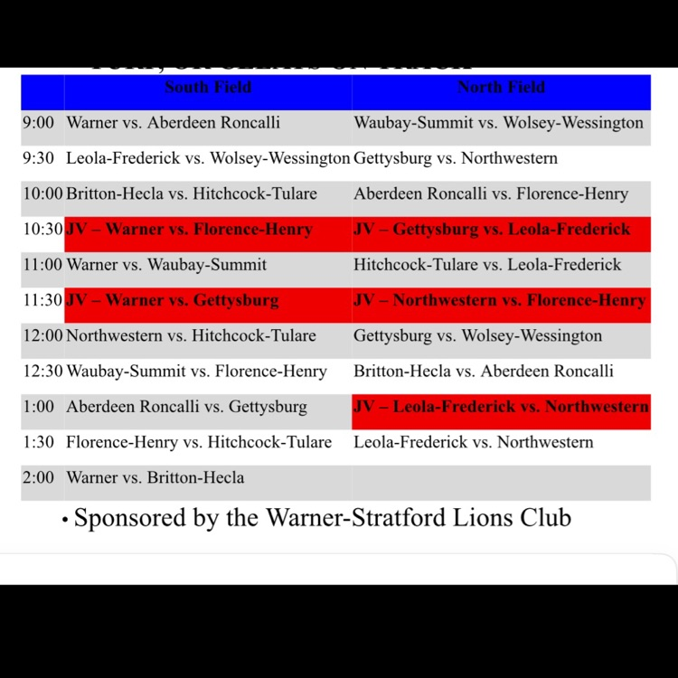 schedule