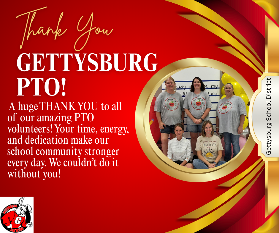 Thank you Gettysburg PTO