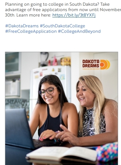 SOUTH DAKOTA FREE APPLICATION PERIOD 2025