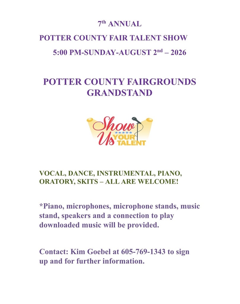 pc fair talent show poster