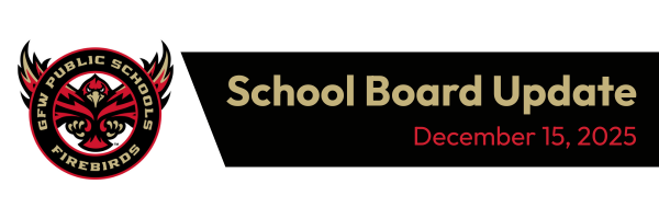 School Board uPdate December 15 2025