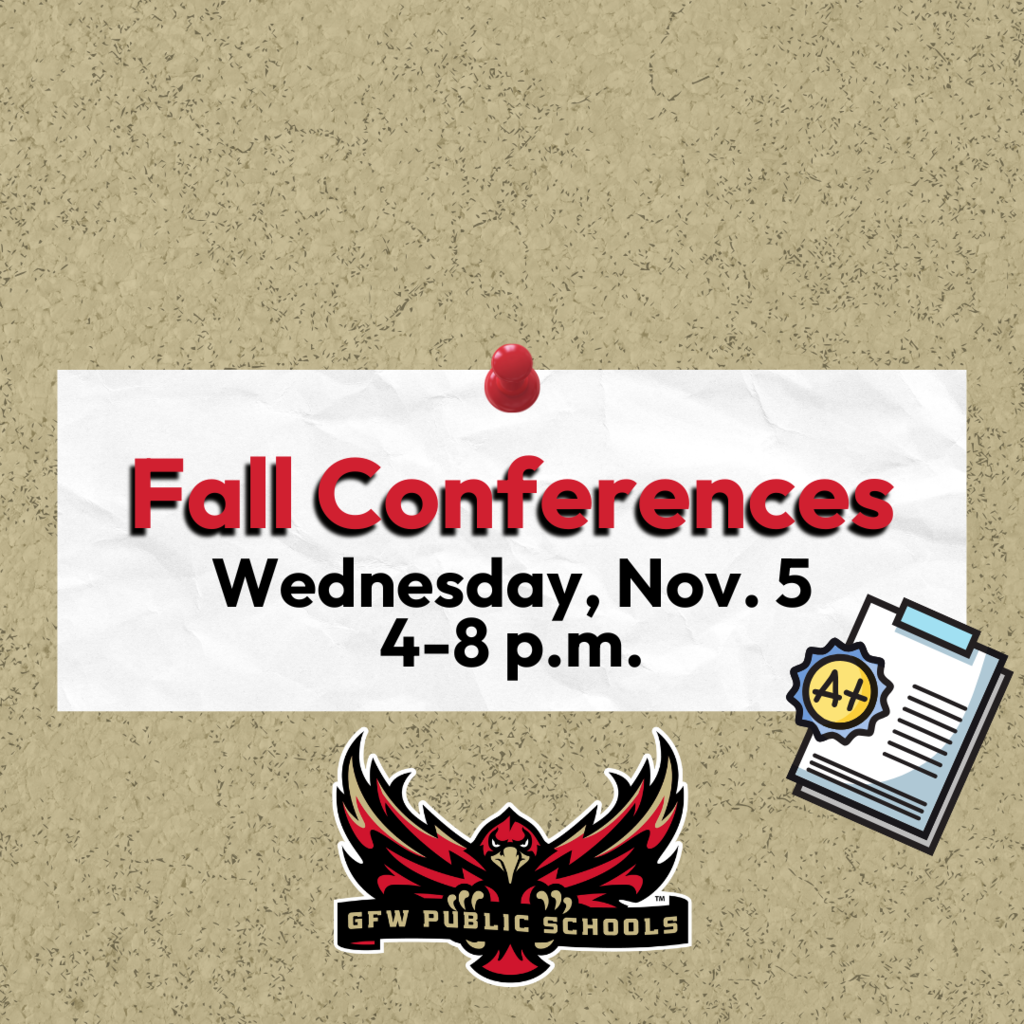 Fall Conferences Wednesday, Nov. 5, 4-8 p.m.