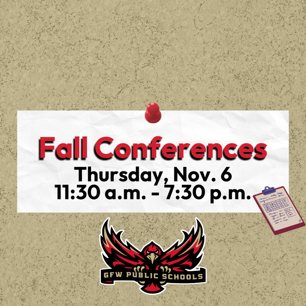 Fall Conferences Thursday, Nov. 6, 11:30 a.m.-7:30 p.m.