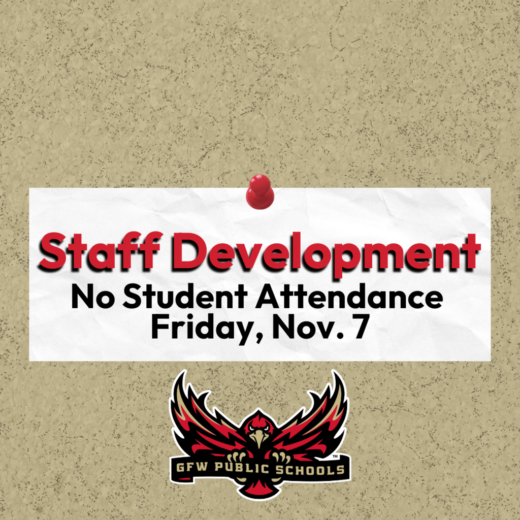 Staff Development No Student Attendance Friday, Nov. 7