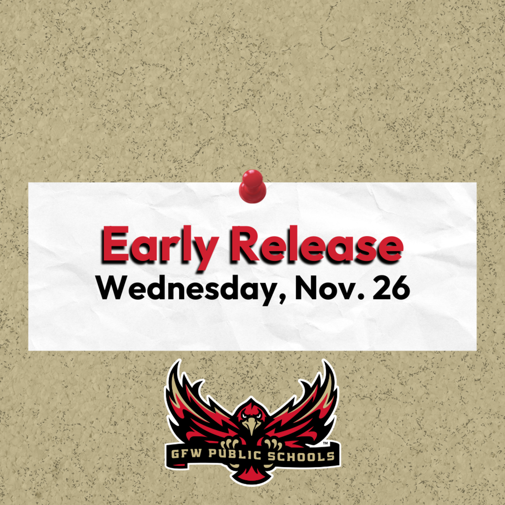 Early Release Wednesday, Nov. 26