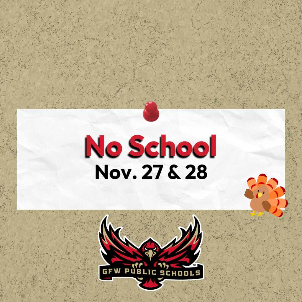 No School Nov. 27 & 28