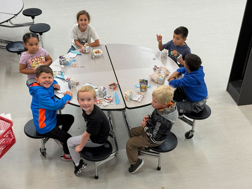 students at lunch