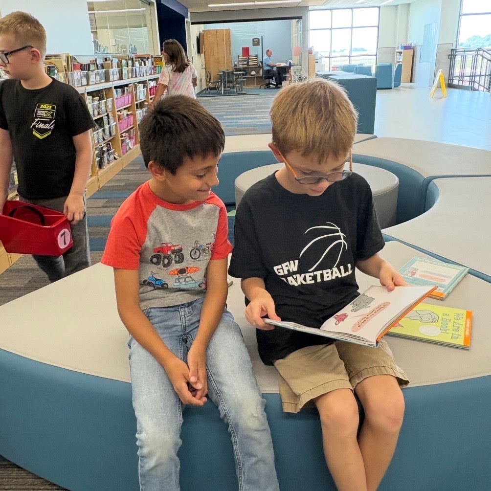 Reading a book