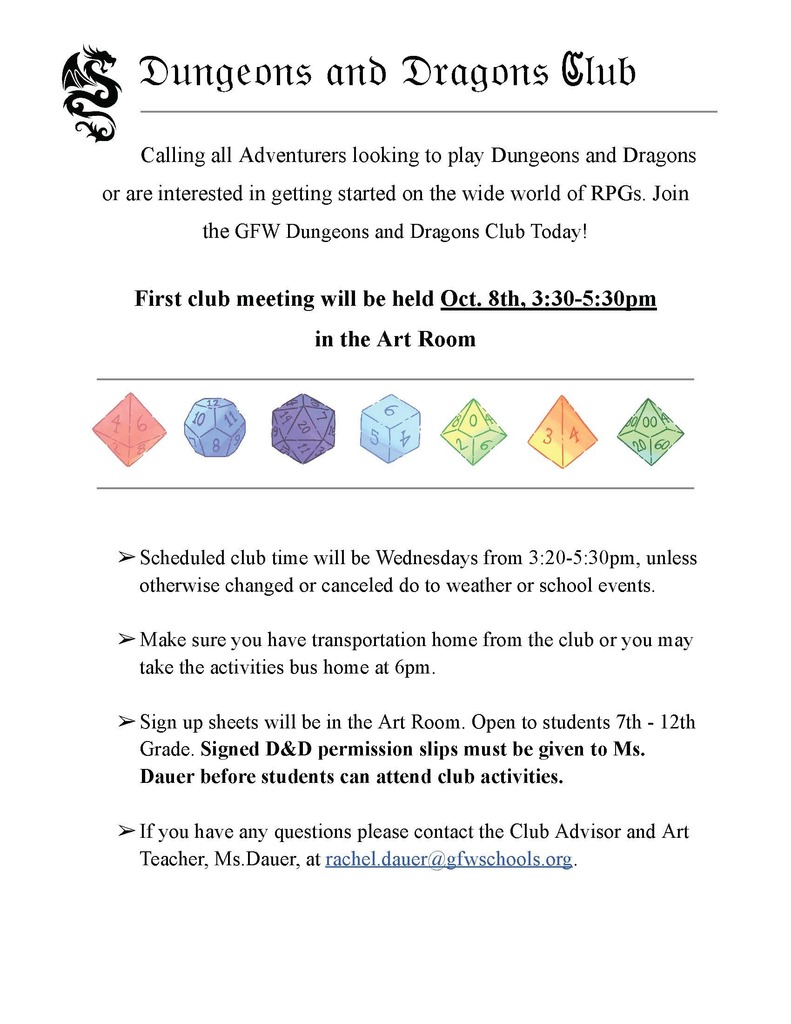 Dungeons and Dragons Club