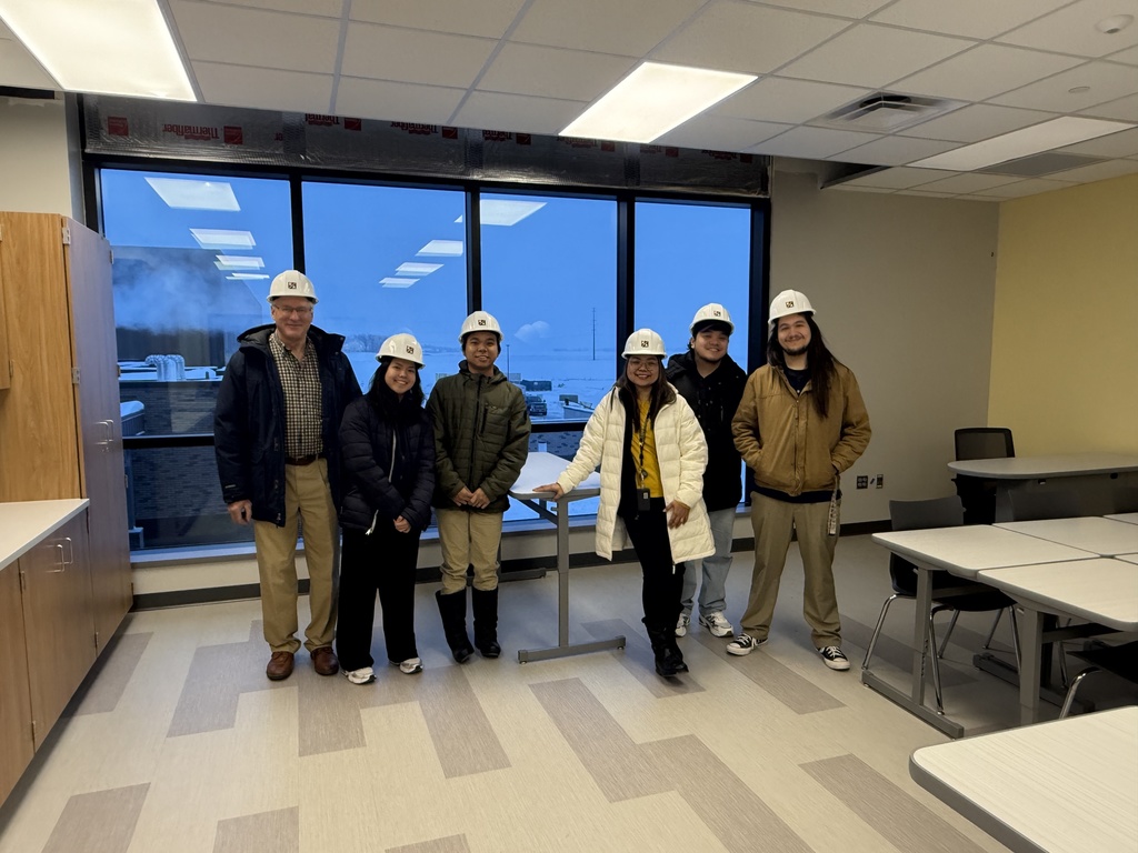 Teachers touring new school 