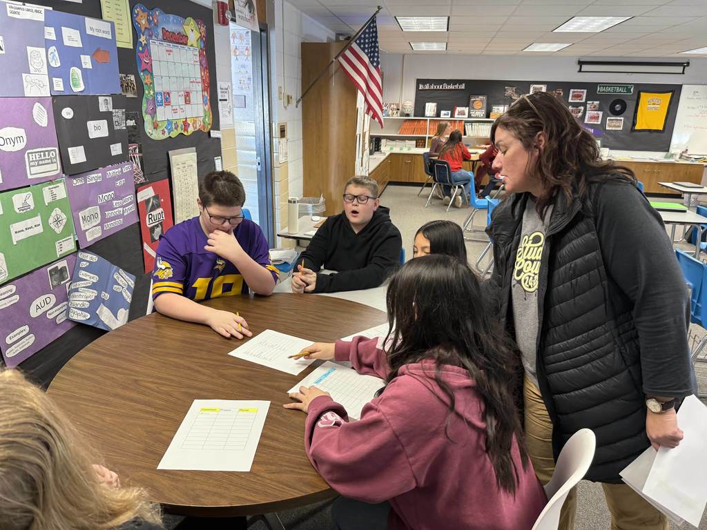 Students in classroom 