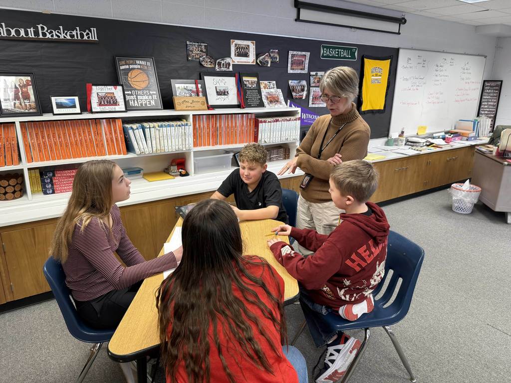 Students in classroom 