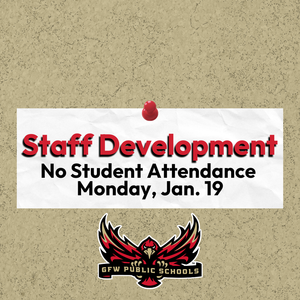 staff development no student attendance monday jan 19