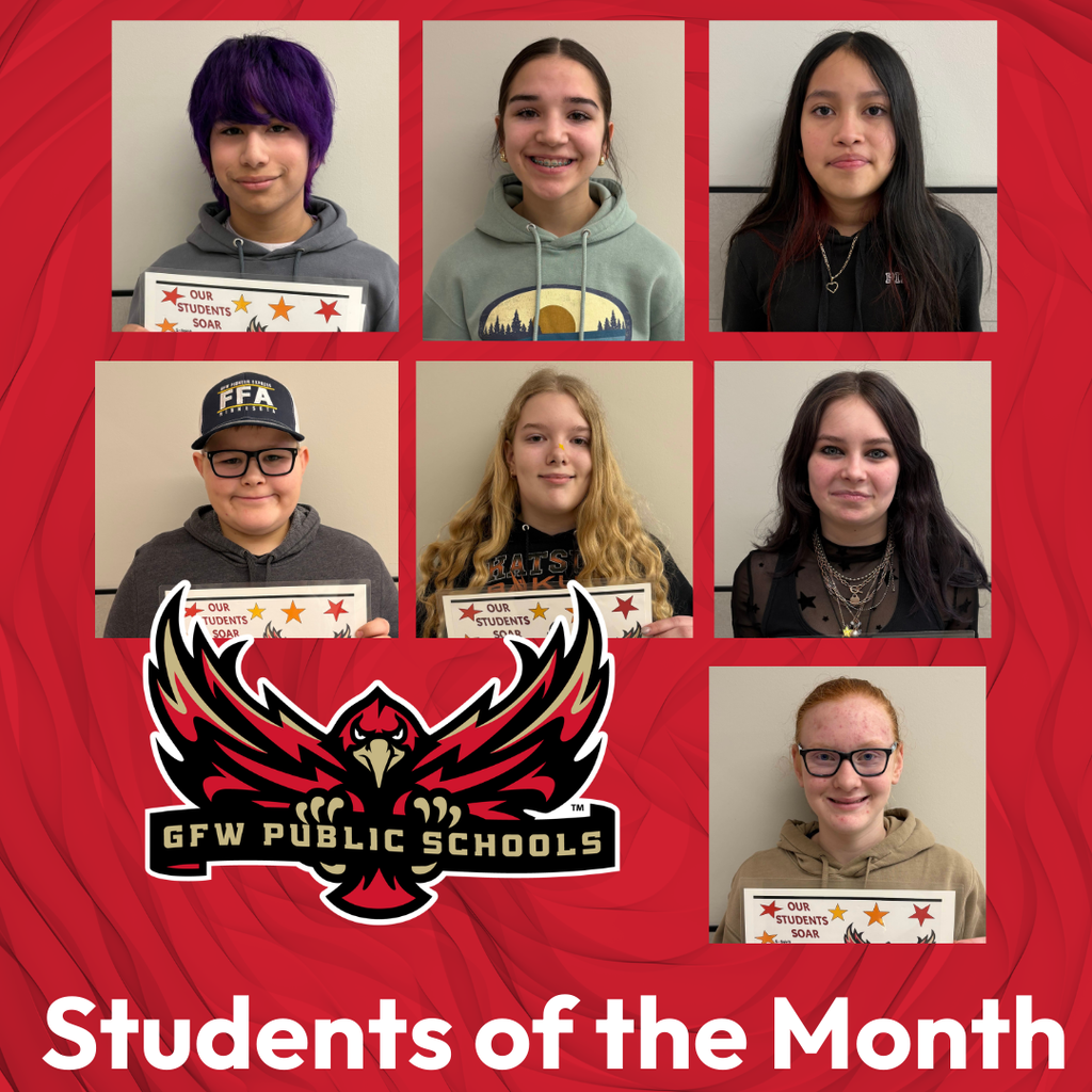 STUDENTS OF THE MONTH