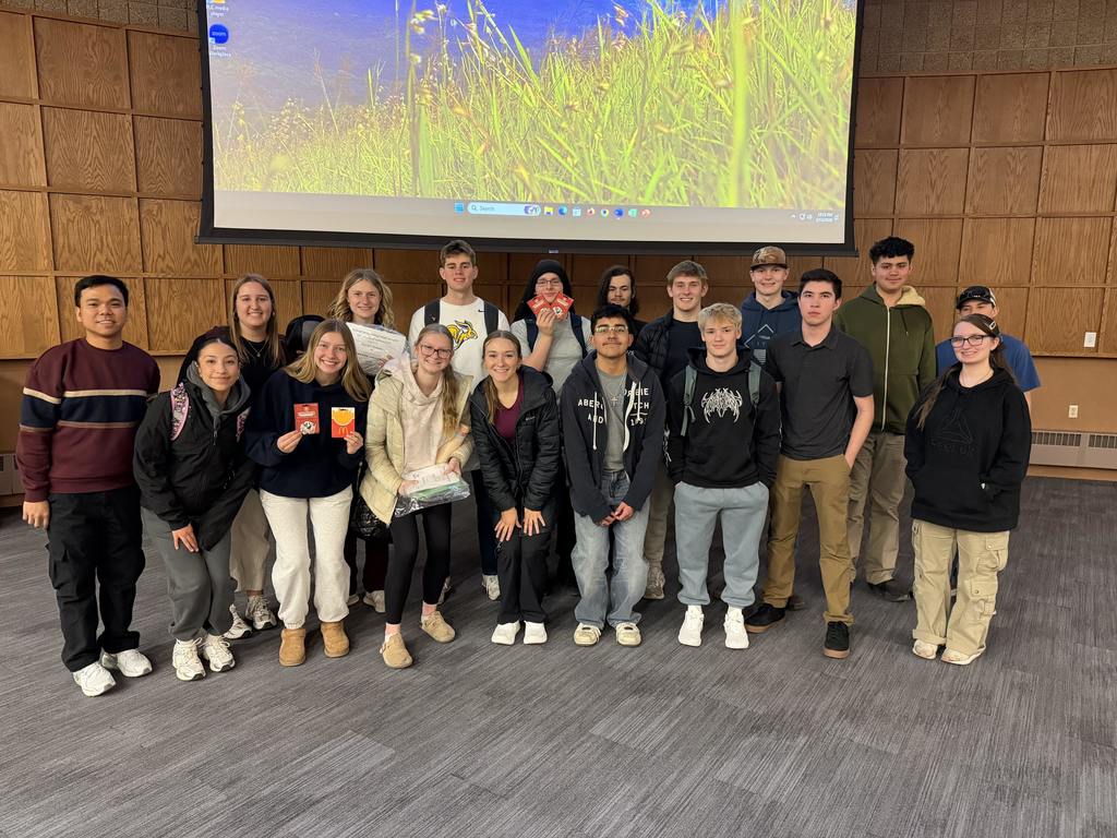 GFW students and staff at trig star competition 