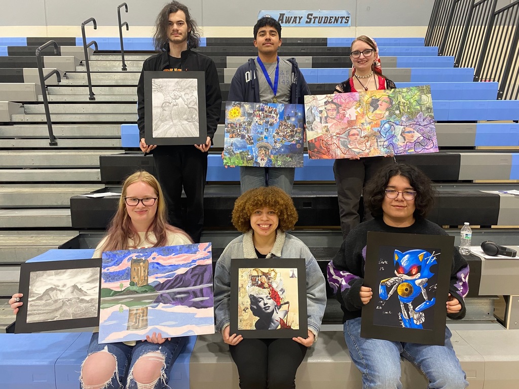 GFW students with art 