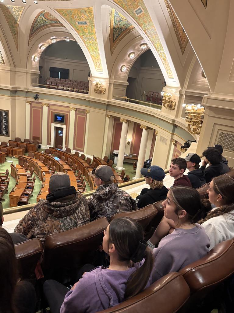 Students at the capitol 