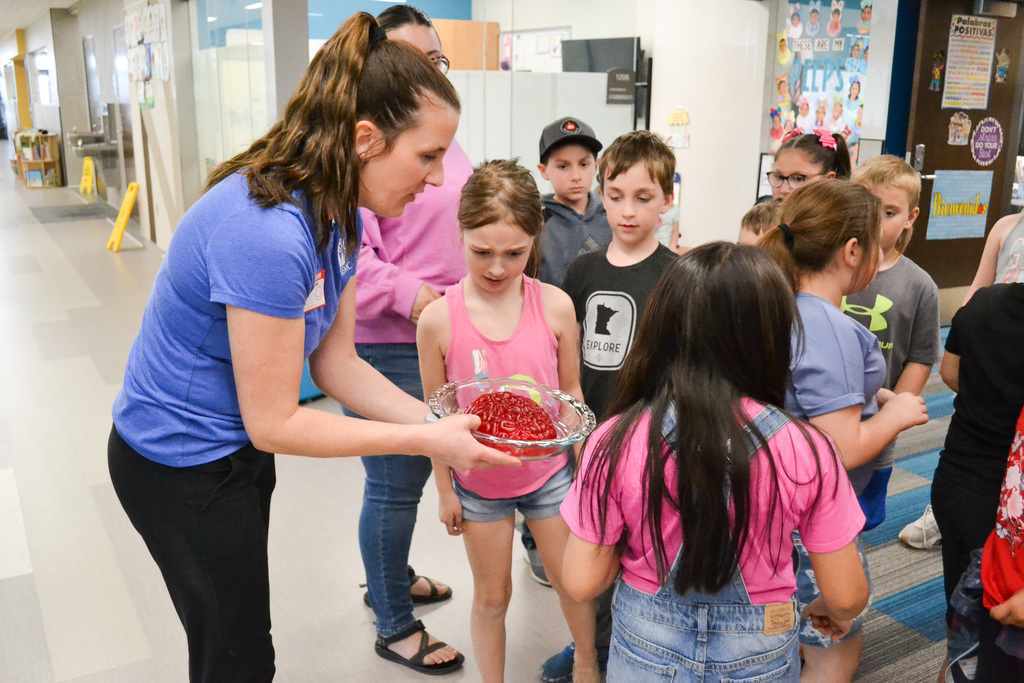 Bike helmet presentation for elementary students