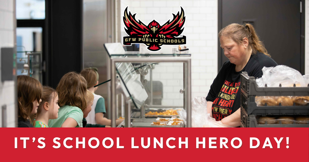 It's school lunch hero day