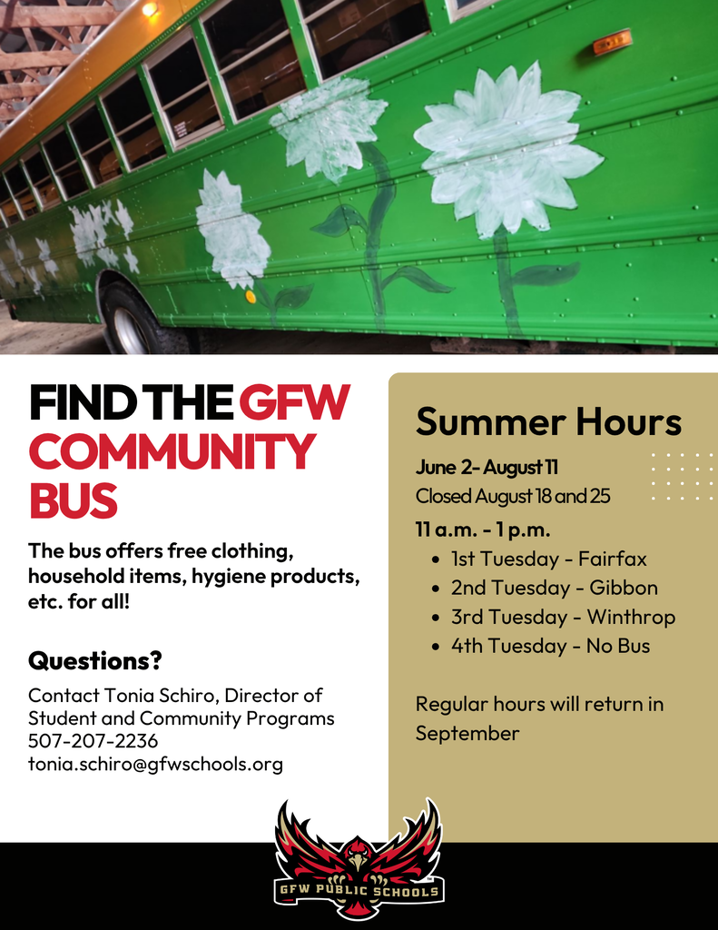 Community bus summer hours