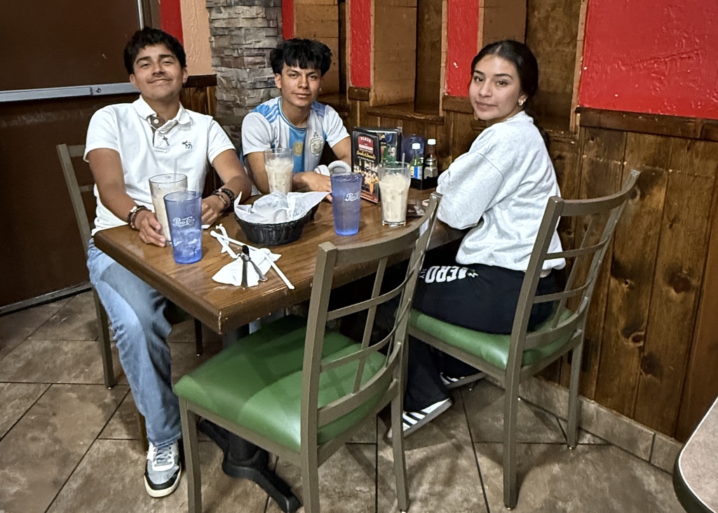 Students at Plaza Garibaldi