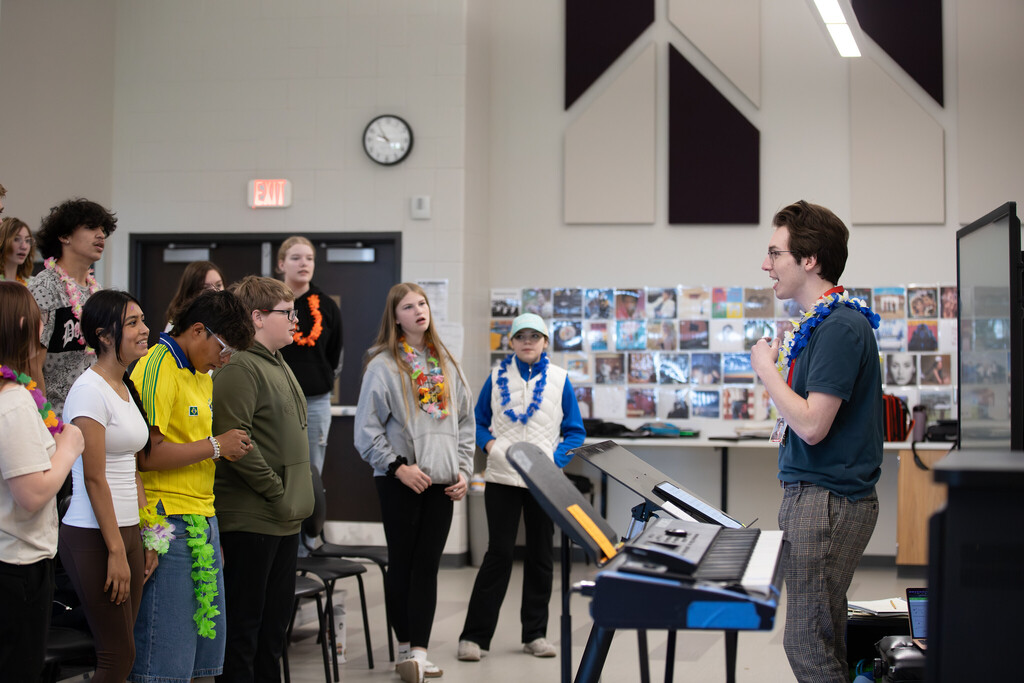 Choir students