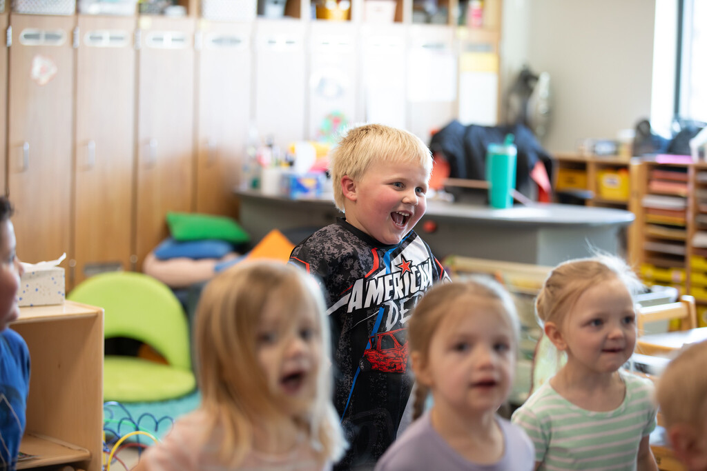 students smiling