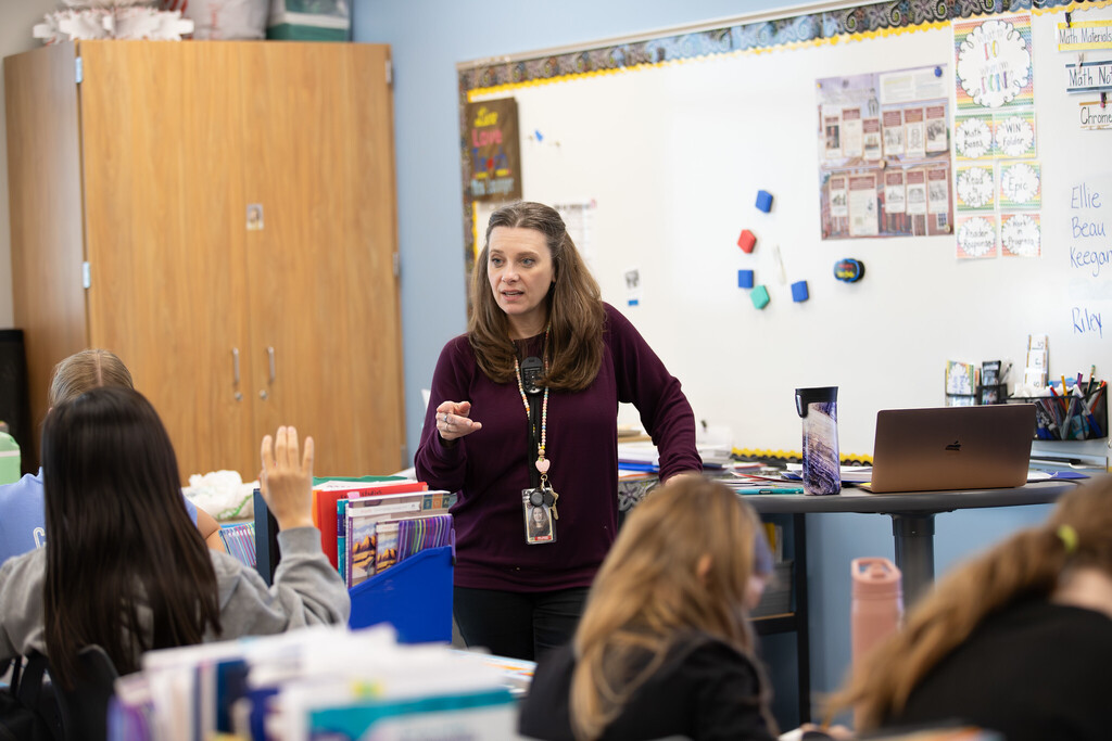teachers and staff members in class