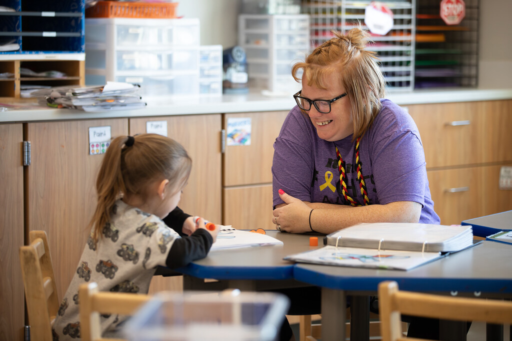teachers and staff members in class