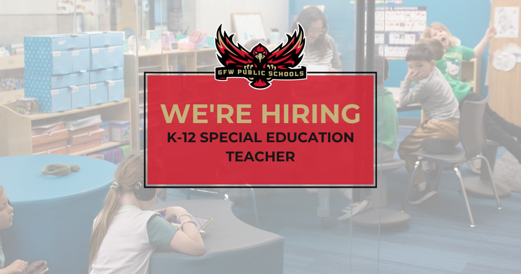 We're hiring K-12 special education teacher