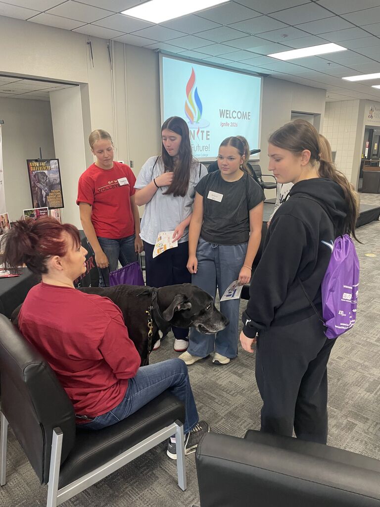 GFW sophomores enjoy Ridgewater College's IGNITE Your Future career exploration.