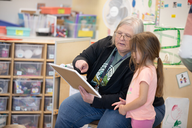 Teacher and student