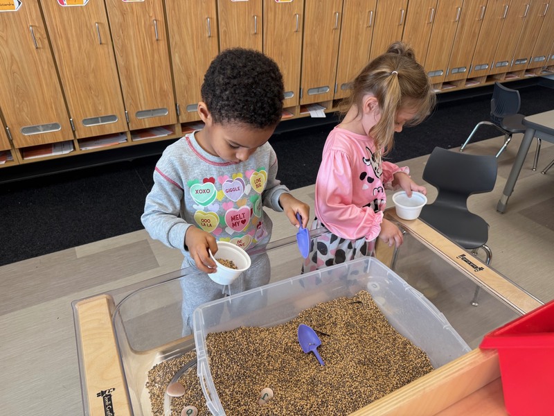 Students playing