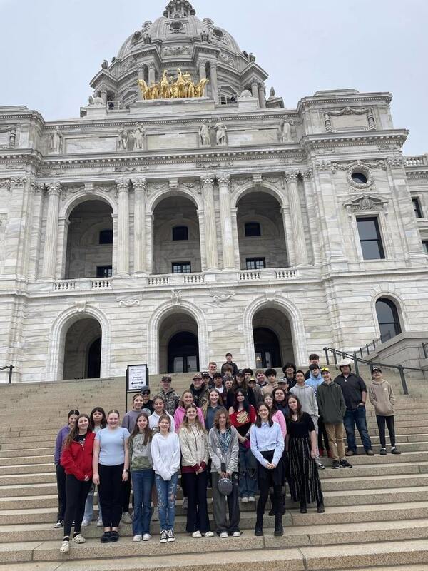 Students at the capitol