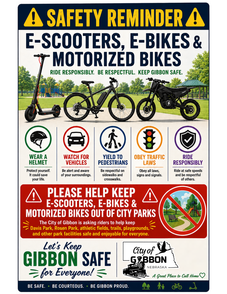 Safety Reminder