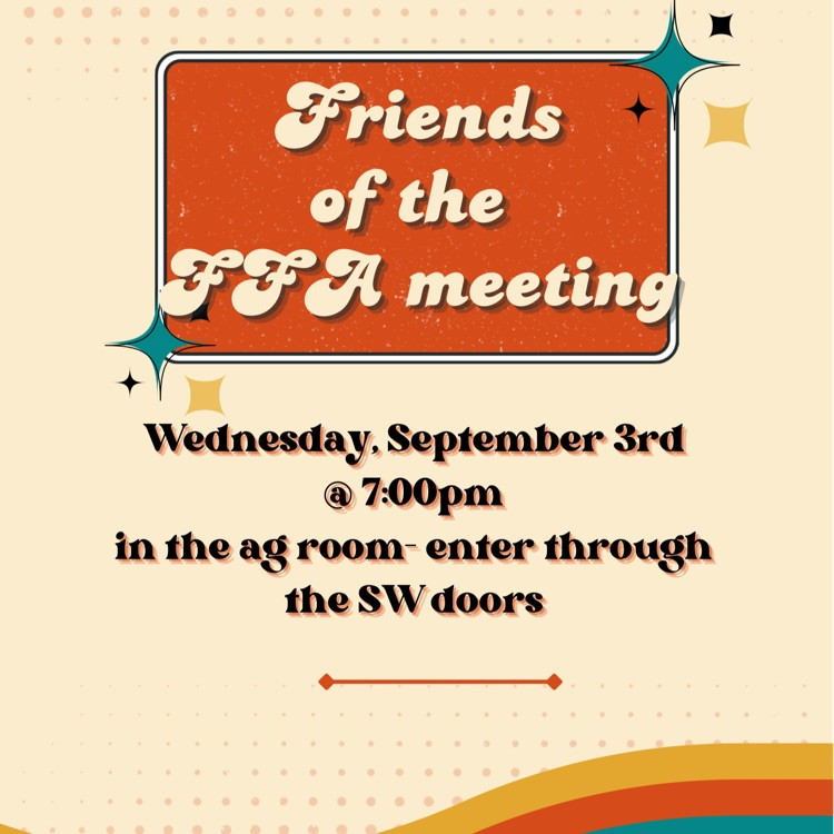 join us for friends of the FFA