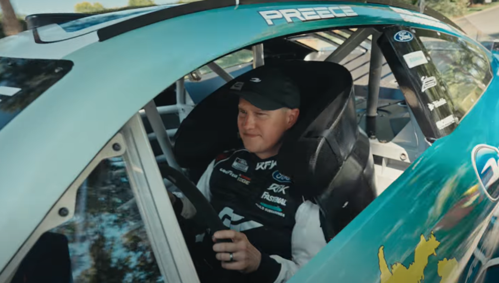 NASCAR driver Ryan Preece