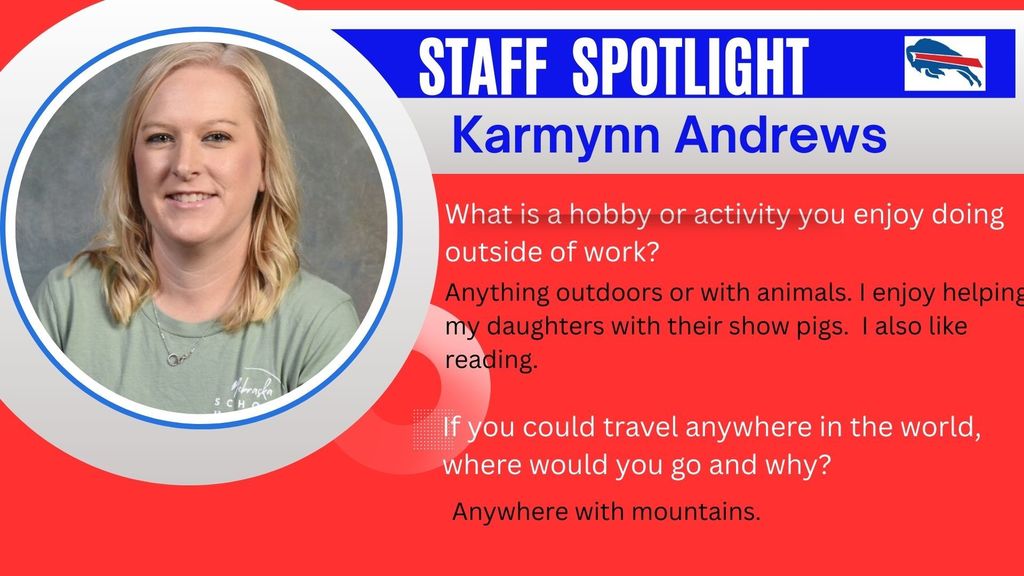 Karmynn Andrews is our School Nurse.