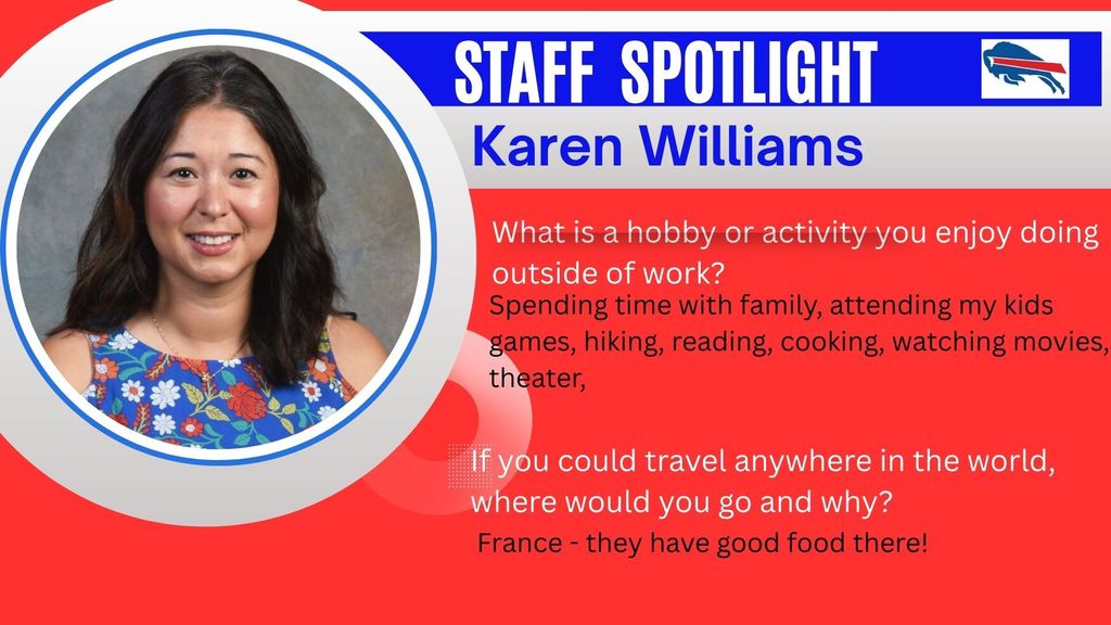 Karen Williams is our School Psychologist.