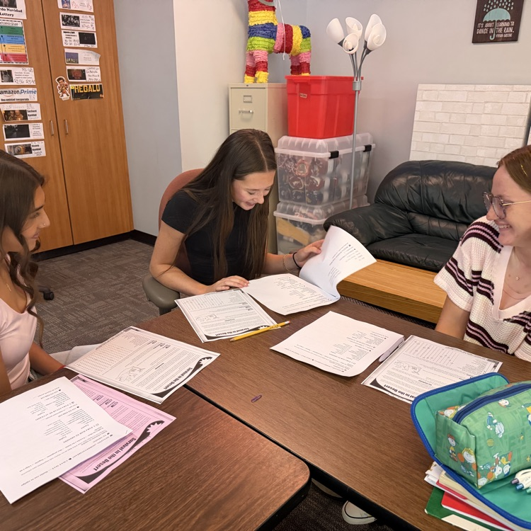Students collaborating