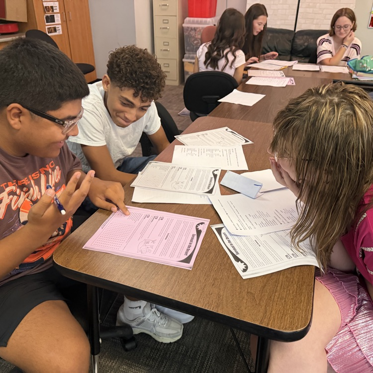 Students collaborating