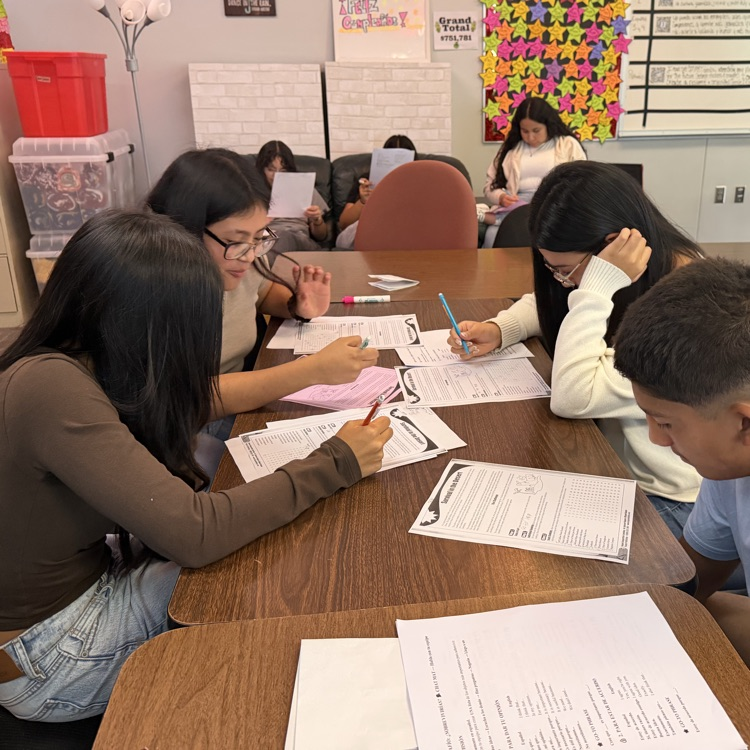 Students collaborating