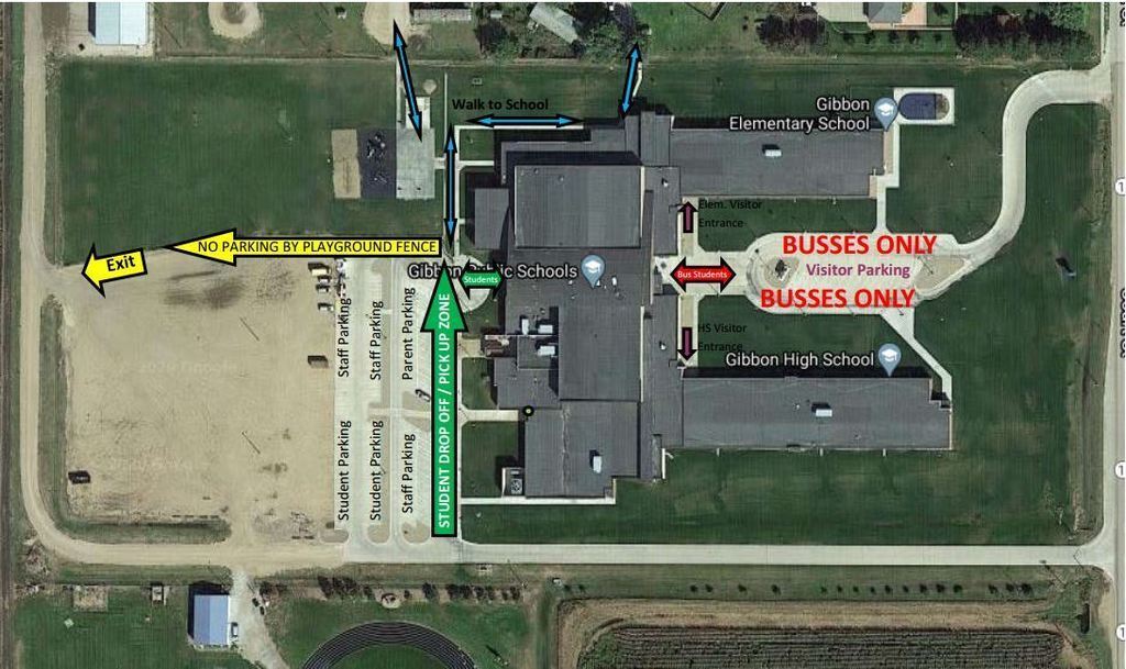 Drop off-Pick Up map