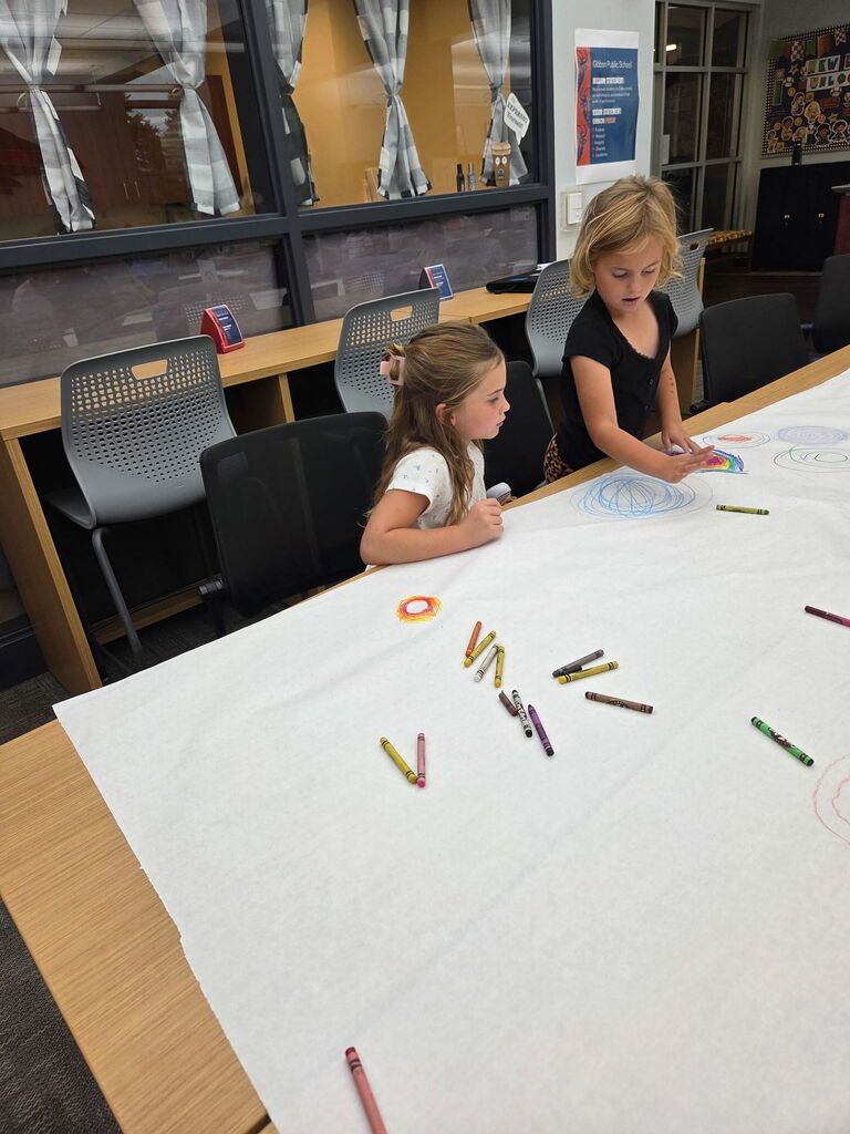 #DotDayLibrary in the Elementary Library